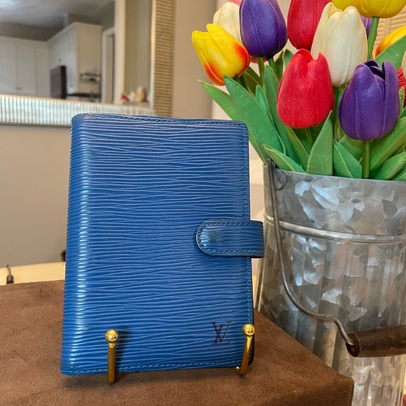 Louis Vuitton Handbags - Louis Vuitton blue EPI leather agenda PM